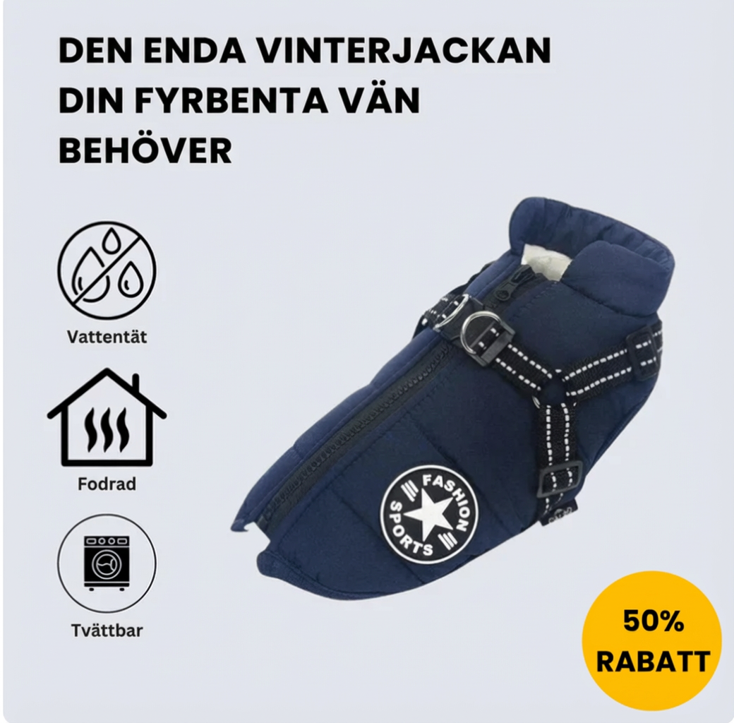 WalkReady – 3-i-1 vinterjacka för hund