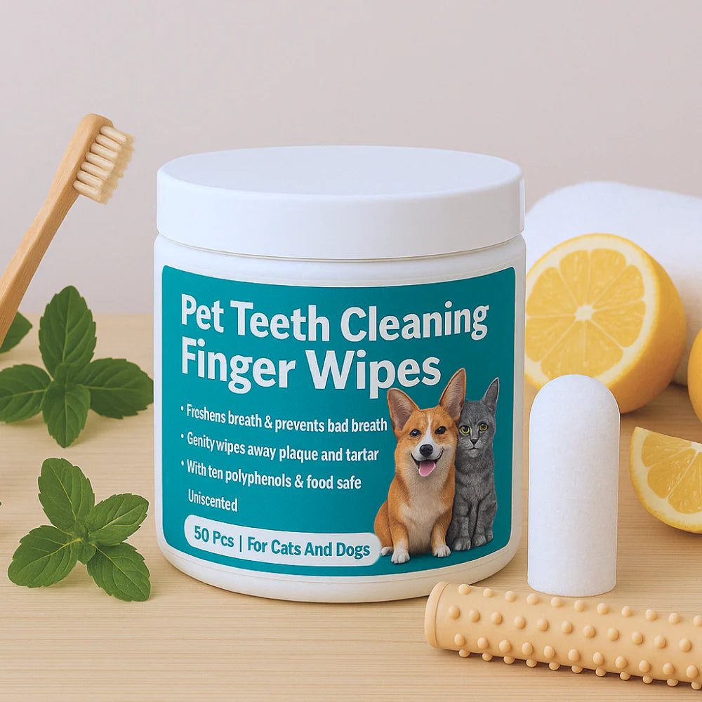 TassFrisk Dental Finger Wipes