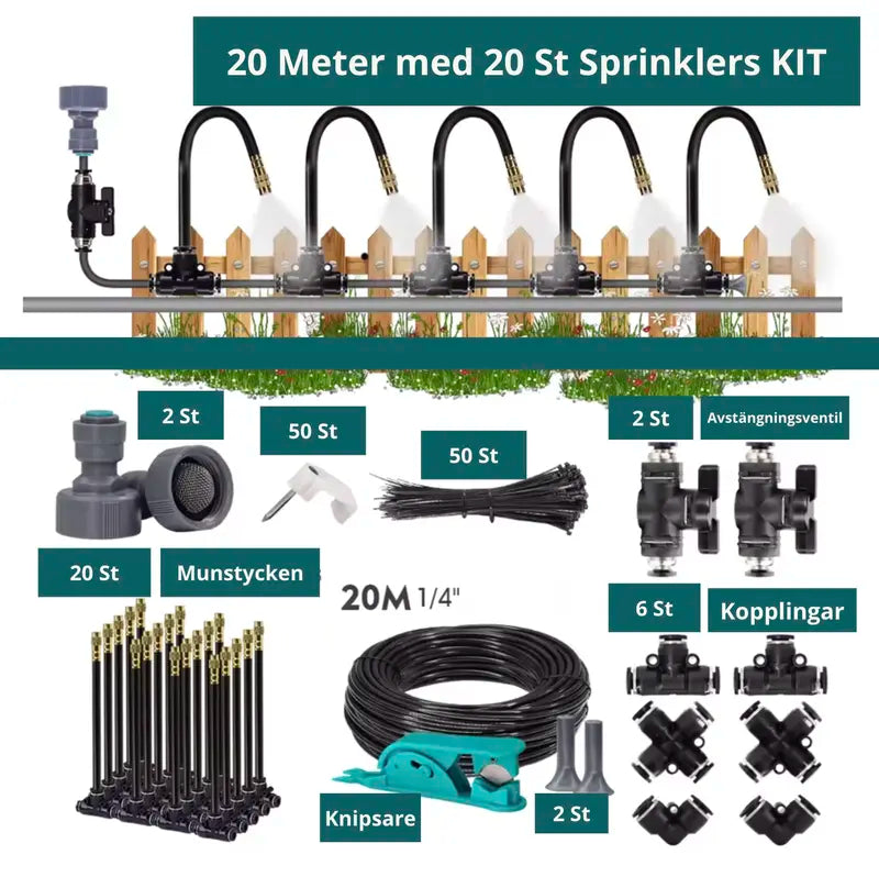 Bevattningskit – För trädgård & odling