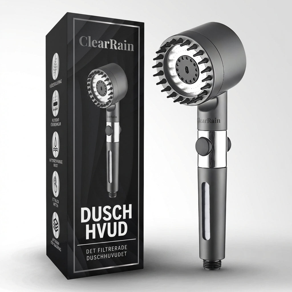 ClearRain – Det filtrerade duschmunstycket
